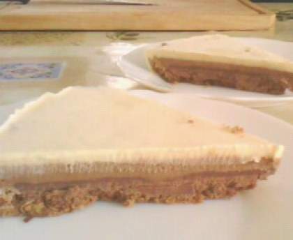 Tarte croustillante aux 3 chocolats 