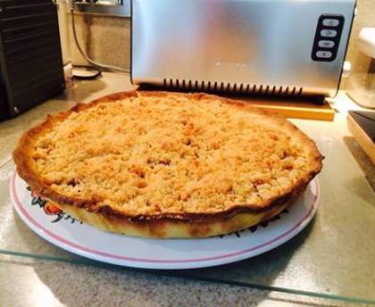 Tarte crumble aux pommes