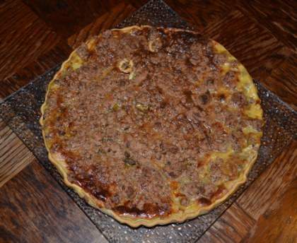 Tarte crumble choco - bananes