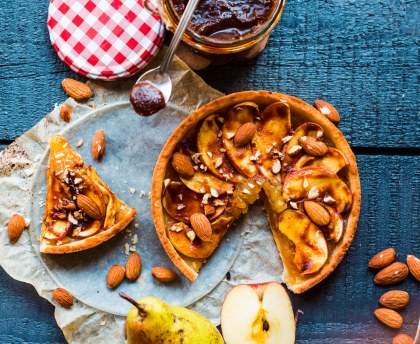 Tarte de Noël aux fruits secs