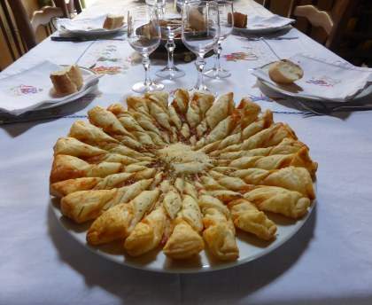 Tarte du soleil au Boursin