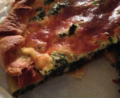 Tarte épinard parmesan
