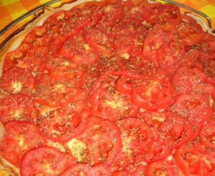 Tarte feuille de brick à la tomate