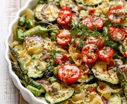 Tarte feuilletée aux courgettes