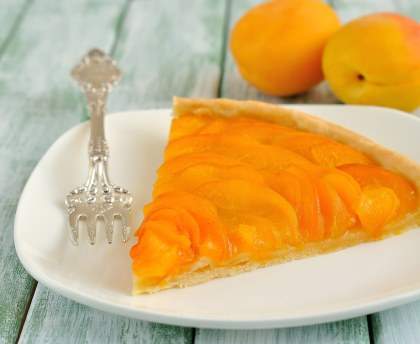 Tarte fine à l'abricot