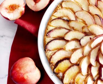 Tarte fine aux nectarines