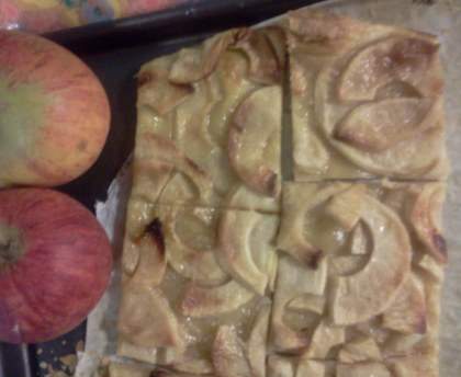 Tarte fine aux pommes et beurre salé cloclo