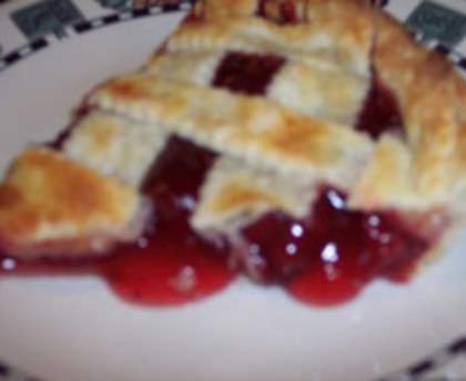 Tarte fraises rhubarbe du Québec