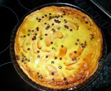 Tarte gourmande pommes bananes