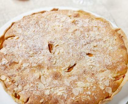 Tarte gourmandine abricot et chocolat blanc