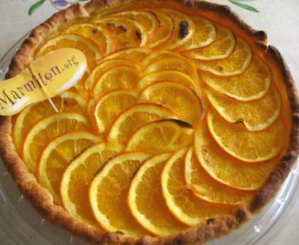 Tarte grand-mère aux oranges