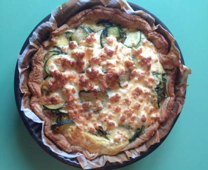 Tarte grecque courgettes feta