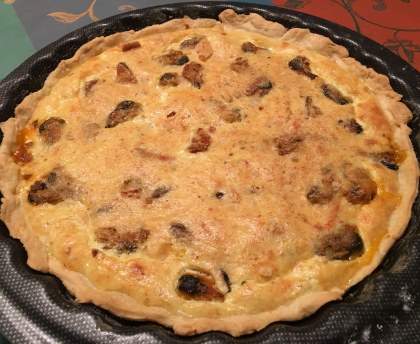 tarte légère aux fruits de mer