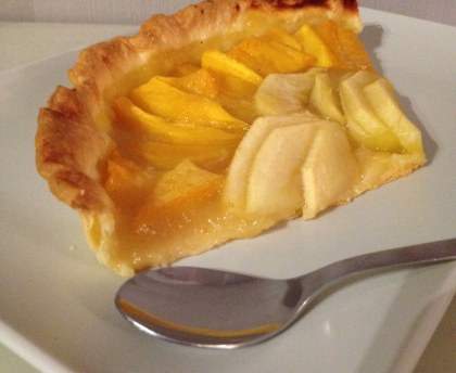 Tarte mangue et pomme