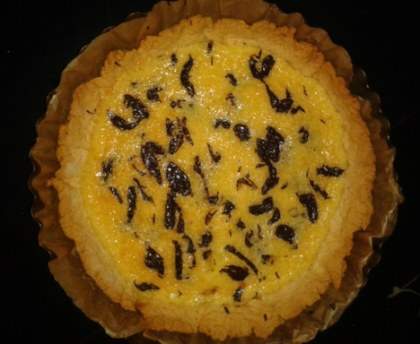 Tarte marbrée citron chocolat