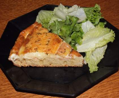 Tarte Maroilles-crème fraîche