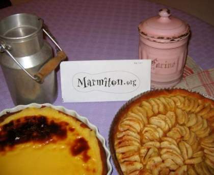 Tarte Marthe : pâte à tarte briochée