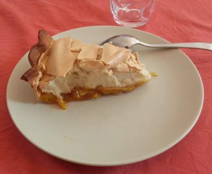 Tarte meringuée à la mangue facile