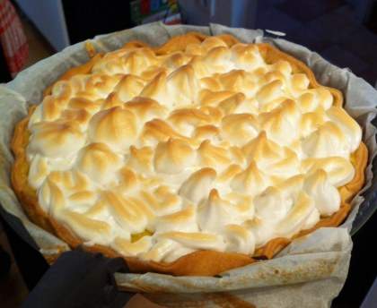 Tarte meringuée au citron