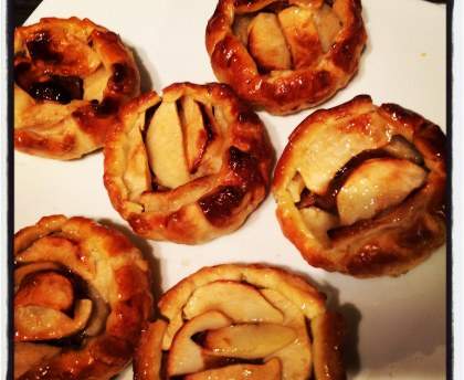 Tarte minute aux pommes et au spéculoos