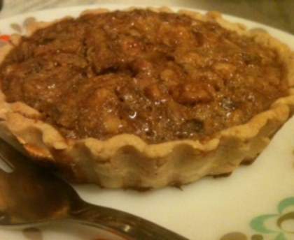 Tarte noix de pécan avec Golden syrup