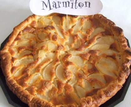 Tarte poire amandine rapide