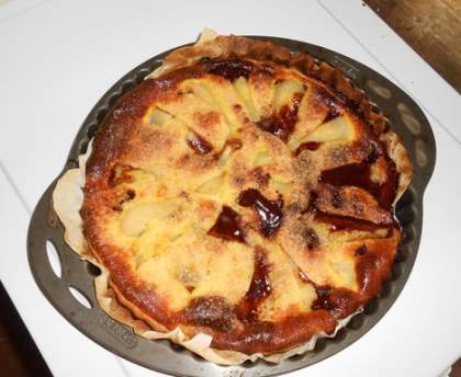 Tarte poire chocolat
