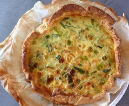 tarte poireaux saumon fumé
