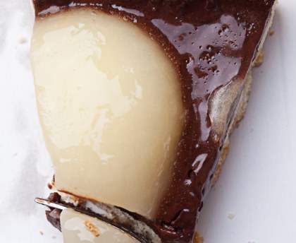 Tarte poire/nutella, variante de celle de pauline
