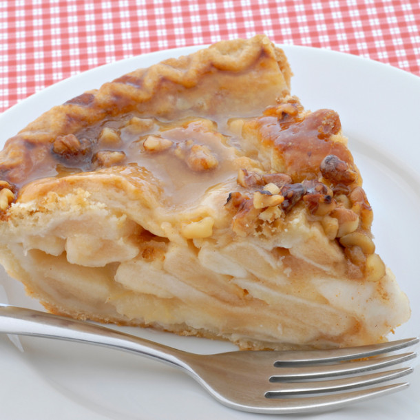 Tarte pomme noix