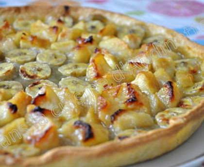 Tarte pomme rhubarbe