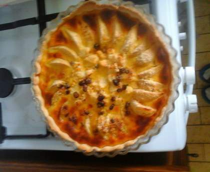 Tarte pommes poires