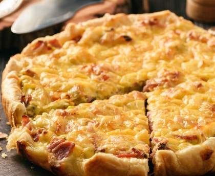 Tarte poulet / curry 