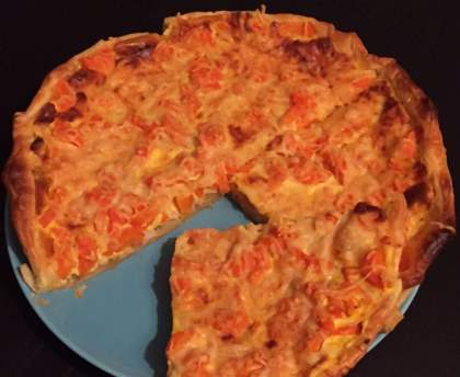 Tarte poulet carottes curry de Solenn