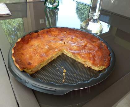 Tarte rapide aux fruits (sans pâte)