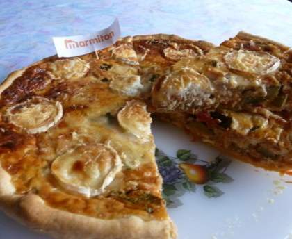 tarte ratatouille au chèvre