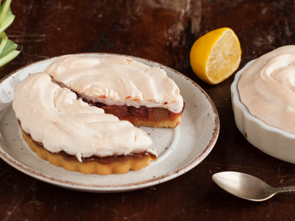 Tarte rhubarbe meringuée au Thermomix 