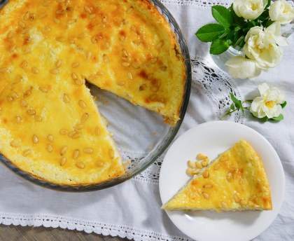 Tarte sablée au fromage blanc