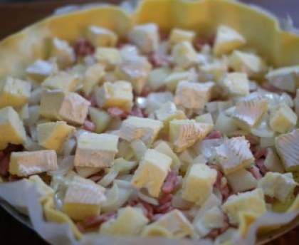 Tarte salée pommes de terre et camembert 