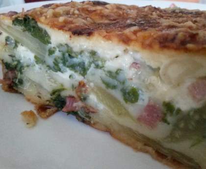 Tarte sans pâte aux blettes