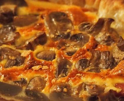 Tarte Serrano - Champignons