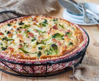 Tarte simple aux légumes