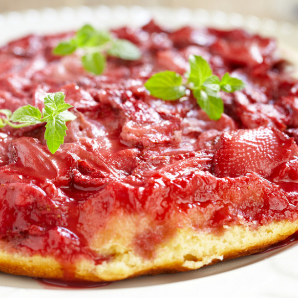 Tarte tatin à la framboise