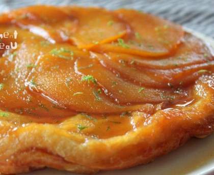 Tarte tatin à la mangue