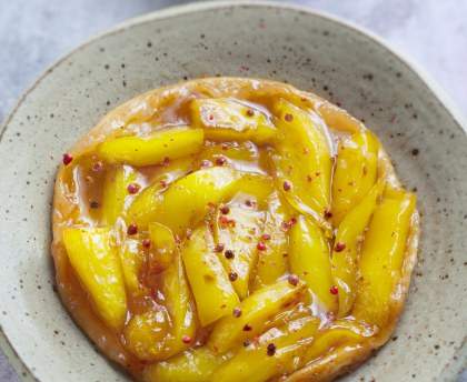 Tarte tatin aux mangues
