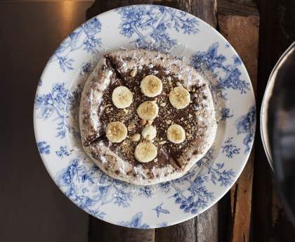 Tarte Tatin banane chocolat