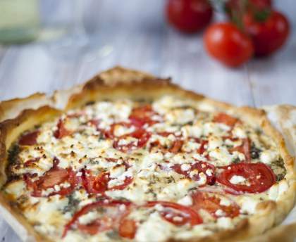 Tarte tomate fromage de chèvre