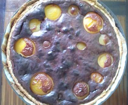 Tarte tutti-frutti à la crème de chocolat