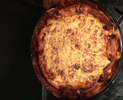 Tarte vite-faite à la tomate
