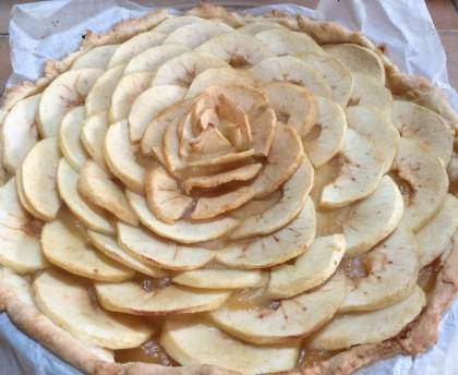 Tartelette aux cougettes poulet curry et champignons